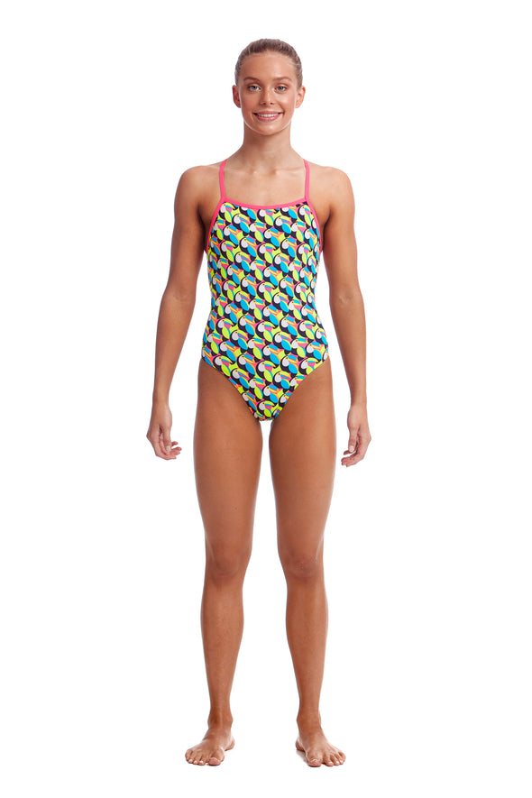 TOUCAN DO IT | GIRLS ECO STRAPPED IN ONE PIECE