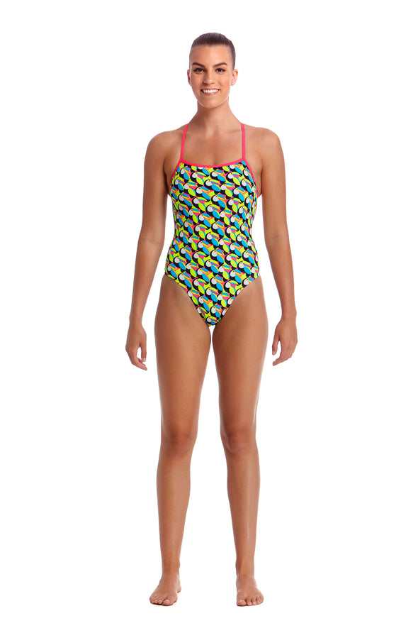 TOUCAN DO IT | LADIES ECO STRAPPED IN ONE PIECE