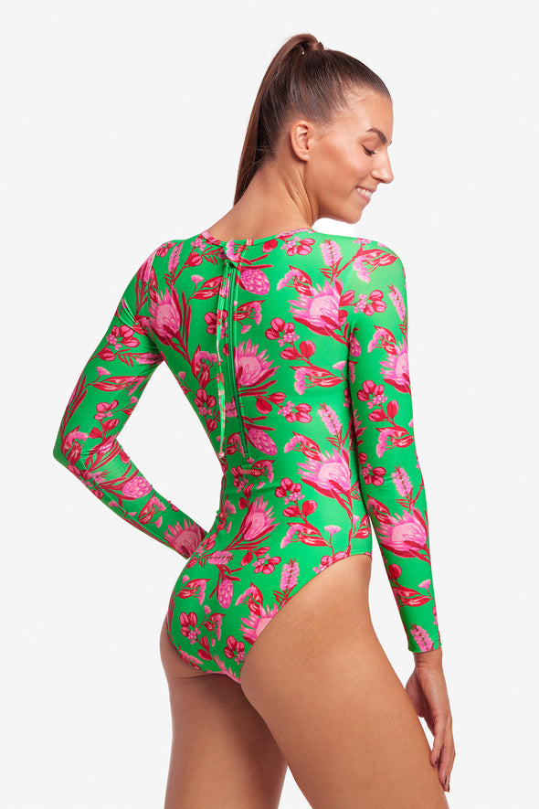 Desert Pea | Ladies Long Shot One Piece