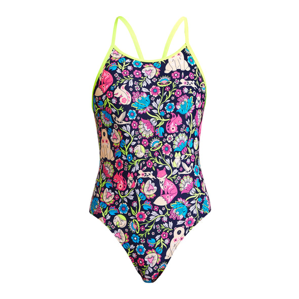 Birds and Bees | Girls Diamond Back One Piece
