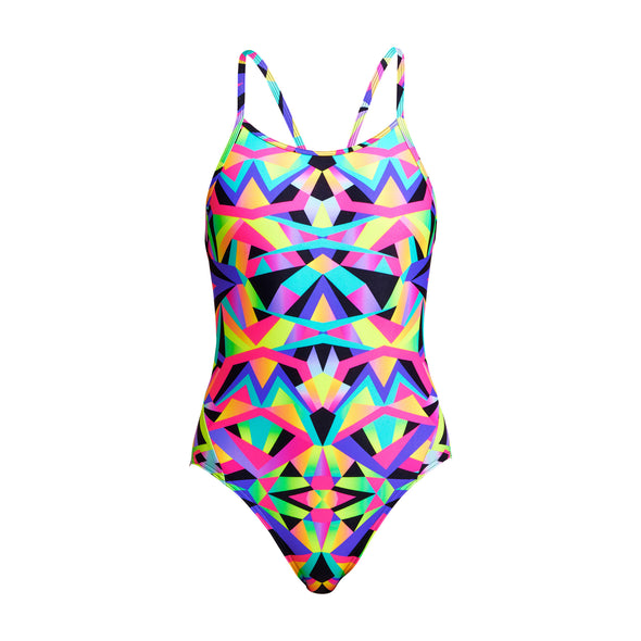 Crystal Eyes | Girls Diamond Back One Piece