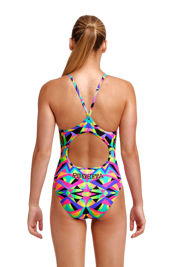 Crystal Eyes | Girls Diamond Back One Piece