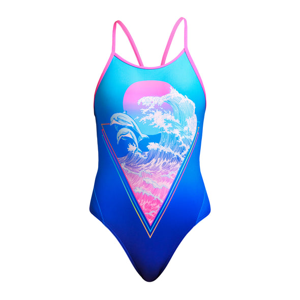 Flying Flipper | Girls Diamond Back One Piece