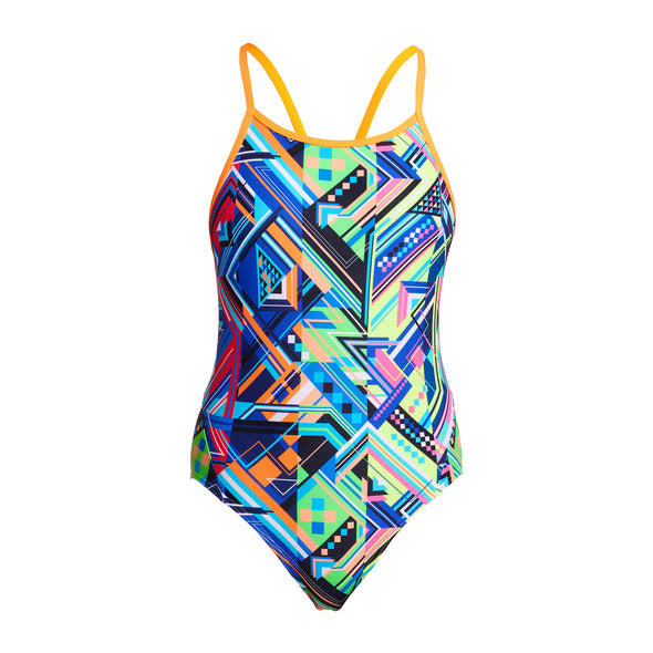 Kickflip | Girls Diamond Back One Piece