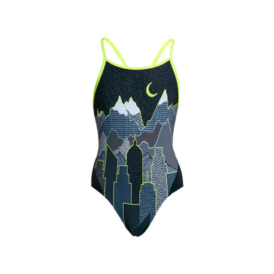 MOONLIGHTING | GIRLS DIAMOND BACK ONE PIECE