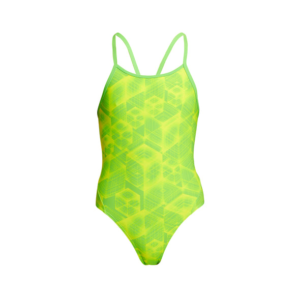 Neon Orbiter | Girls Diamond Back One Piece