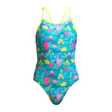 Prehistoric Party | Girls Diamond Back One Piece