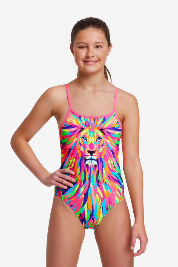 Pride Power | Girls Diamond Back One Piece