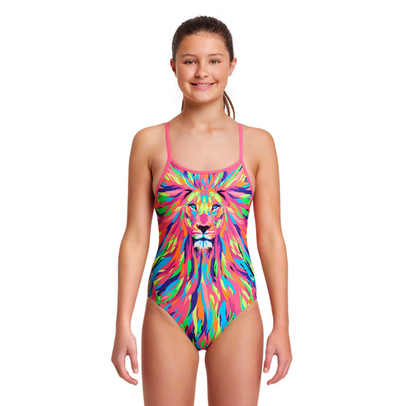 Pride Power | Girls Diamond Back One Piece