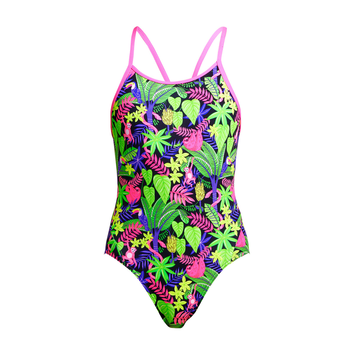 Sloth Slumber | Girls Diamond Back One Piece