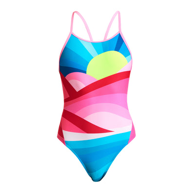 Summit Sunset | Girls Diamond Back One Piece