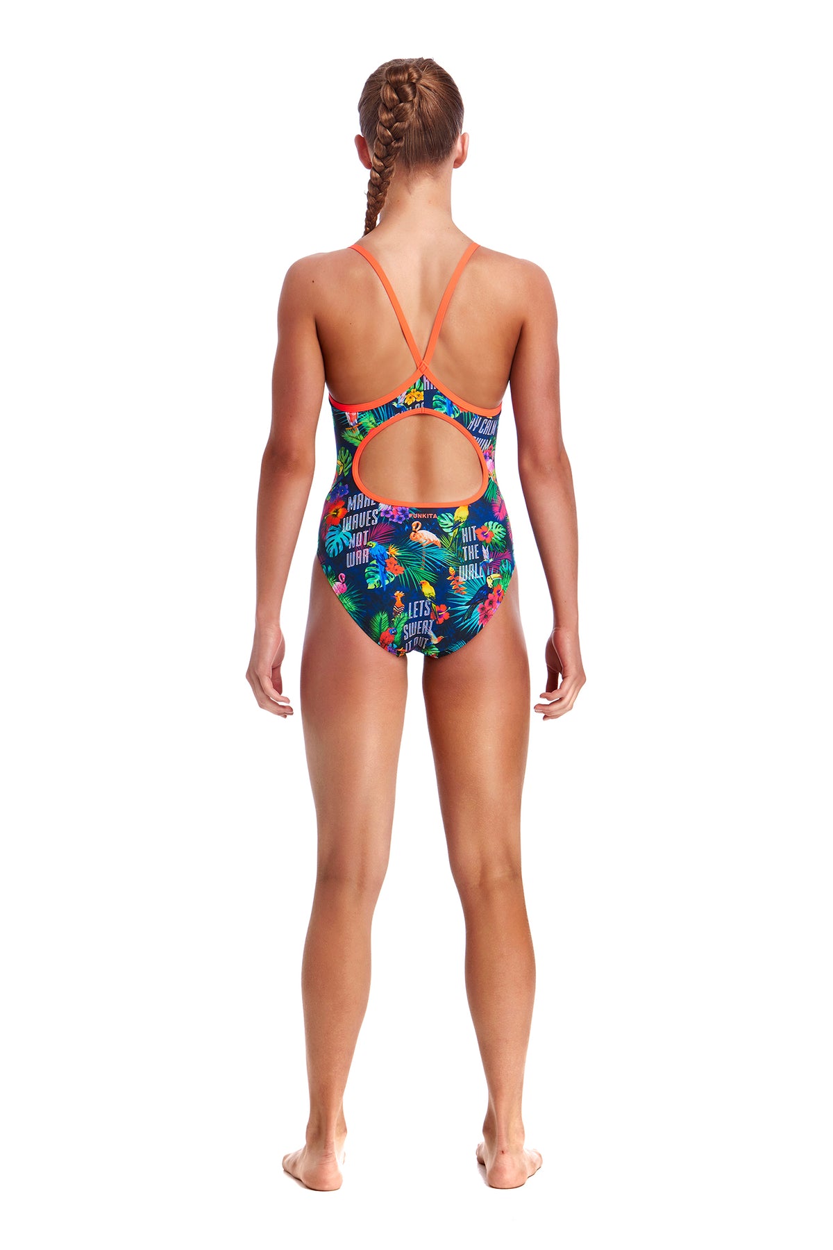 Tropic Tag | Girls Diamond Back One Piece