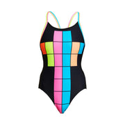 Building Blocks | Ladies Diamond Back One Piece