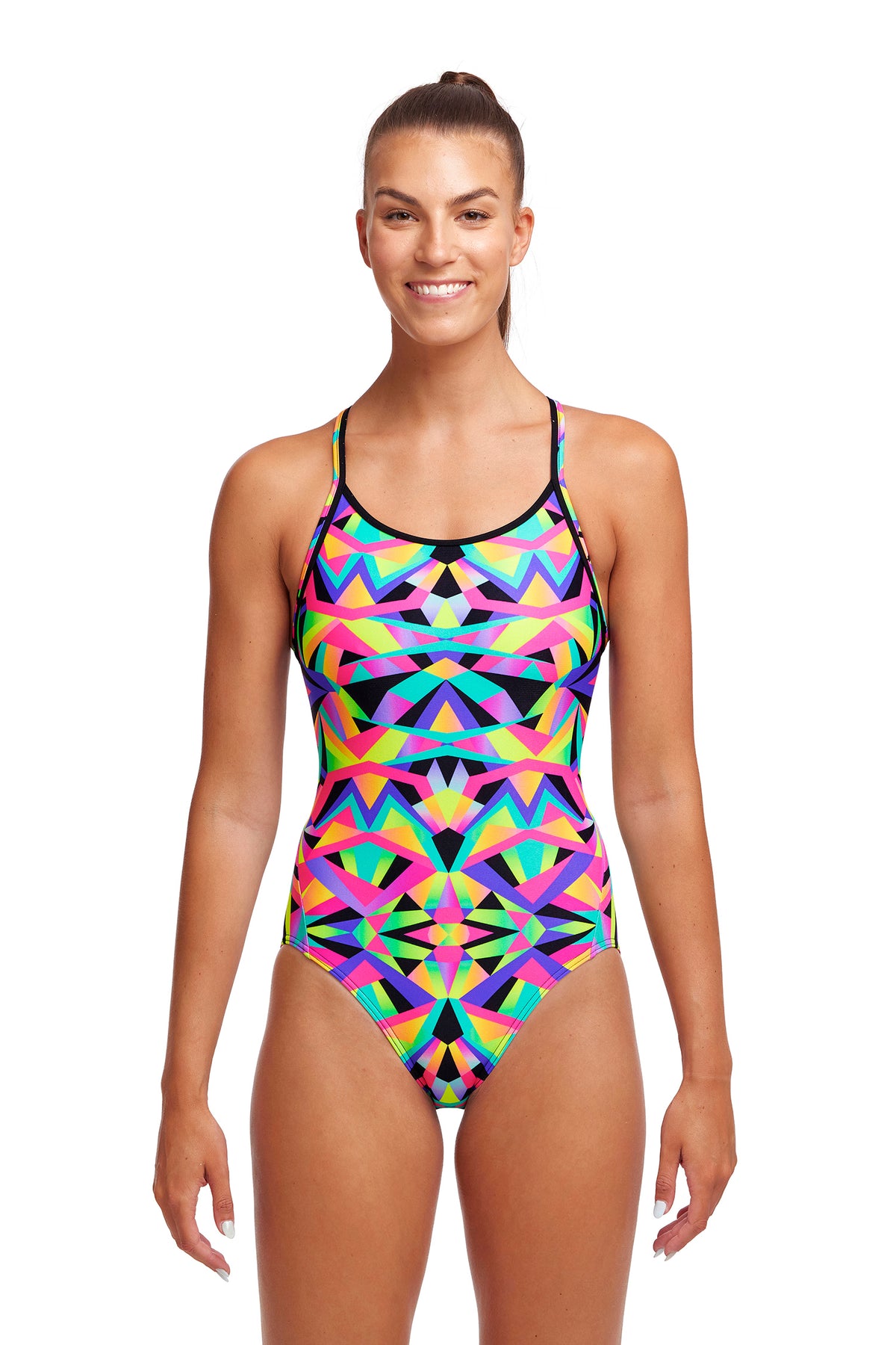 Crystal Eyes | Ladies Diamond Back One Piece
