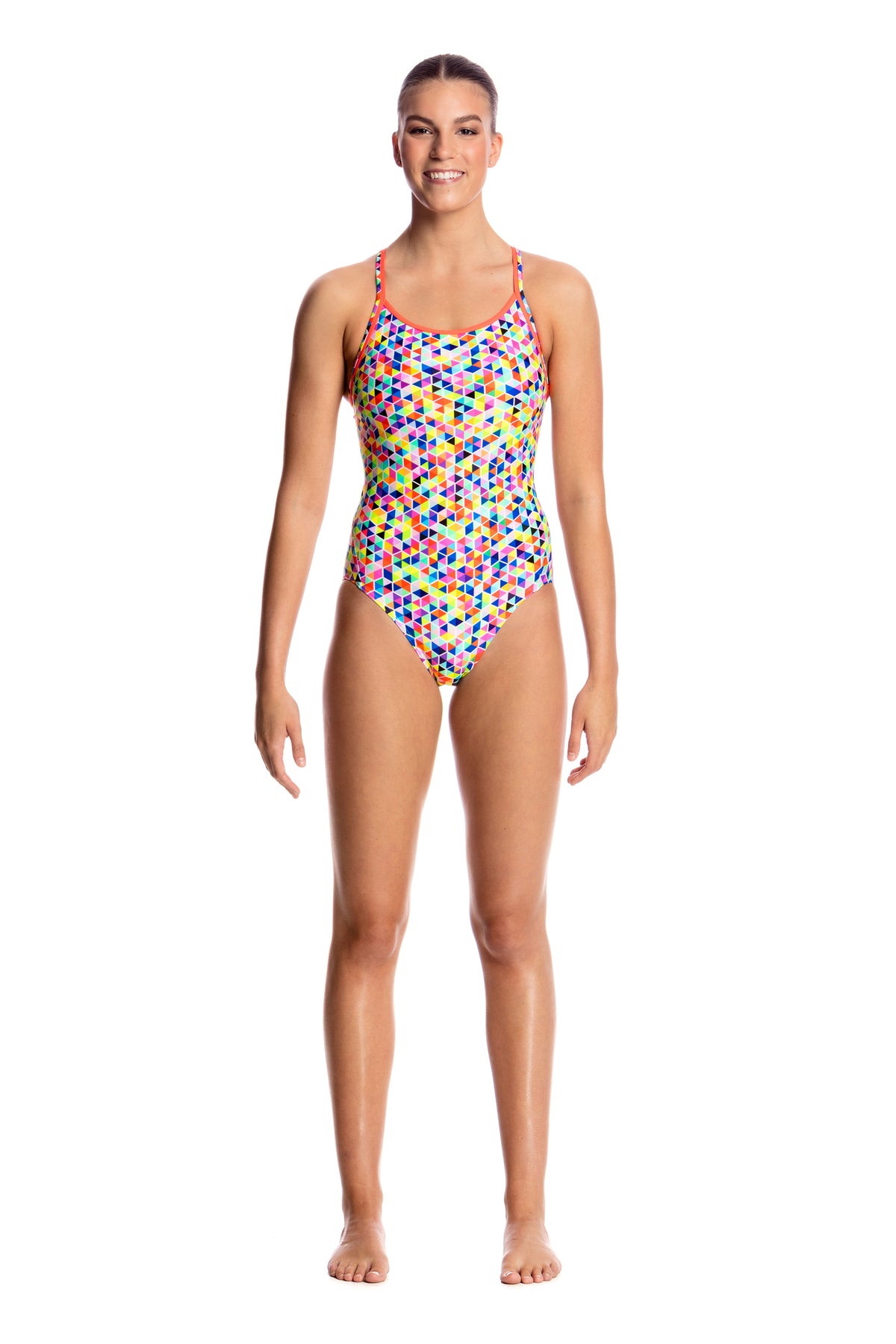HEX ON LEGS | LADIES DIAMOND BACK ONE PIECE
