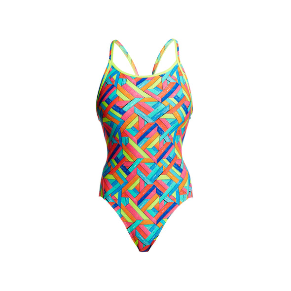 PANEL POP | LADIES DIAMOND BACK ONE PIECE