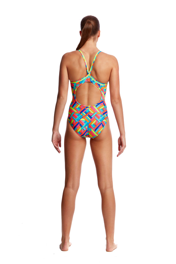 PANEL POP | LADIES DIAMOND BACK ONE PIECE