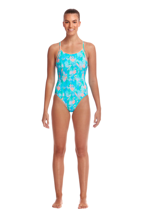 PASTEL PARADISE | LADIES DIAMOND BACK ONE PIECE