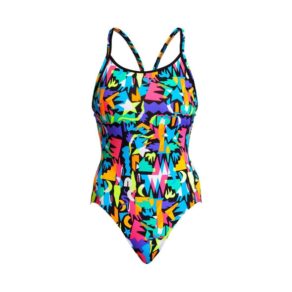 Paper Cut | Ladies Diamond Back One Piece