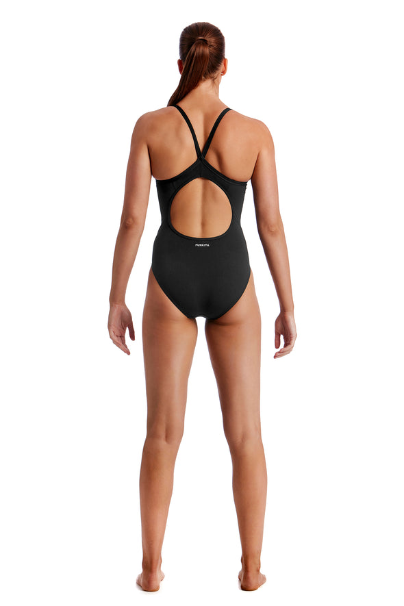 Still Black | Ladies Diamond Back One Piece