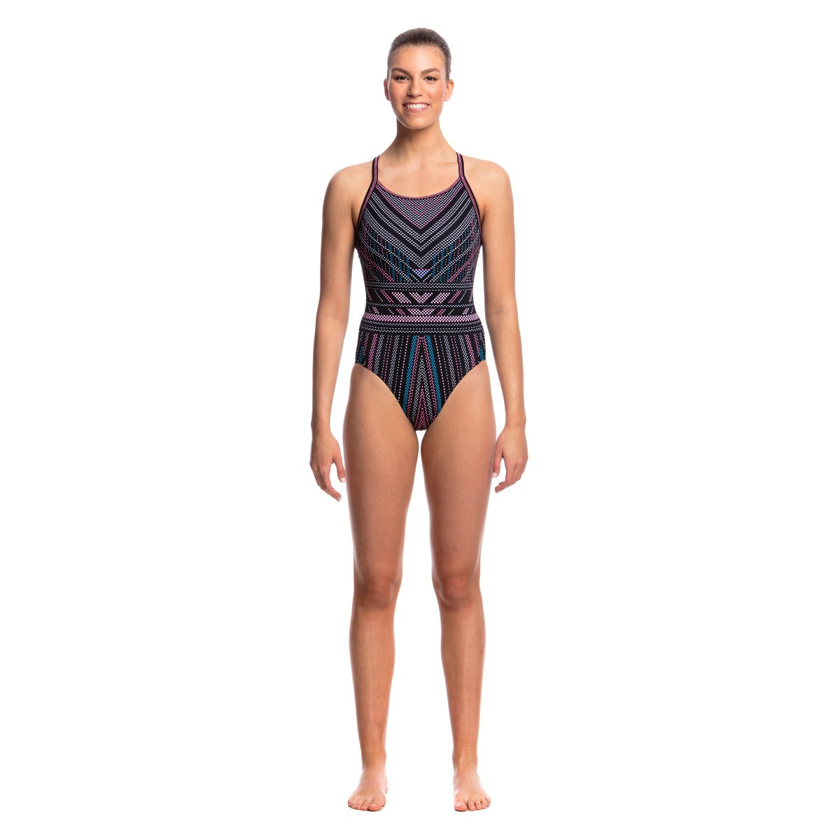 STITCHED UP | LADIES DIAMOND BACK ONE PIECE
