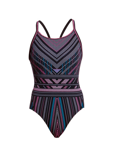 STITCHED UP | LADIES DIAMOND BACK ONE PIECE