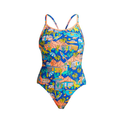 Wacky West | Ladies Eco Diamond Back One Piece