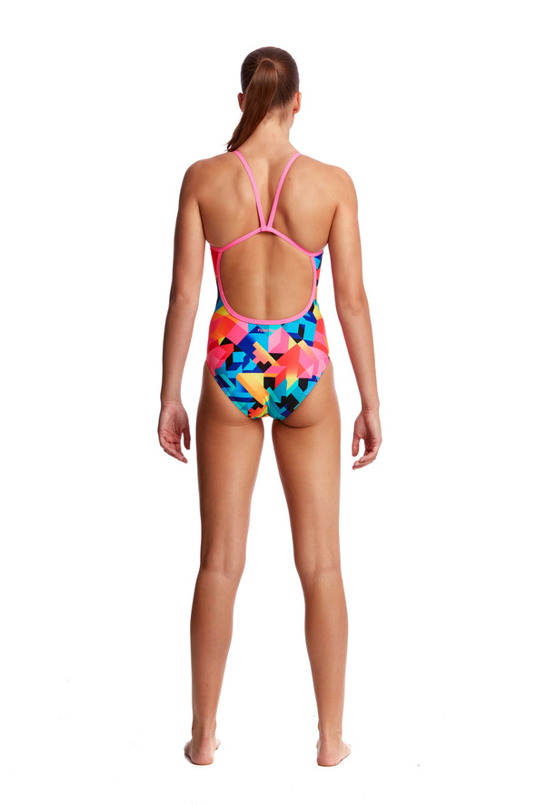 COLOUR BURST | LADIES SINGLE STRAP ONE PIECE