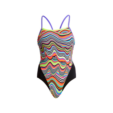 DRIPPING | LADIES SINGLE STRAP ONE PIECE