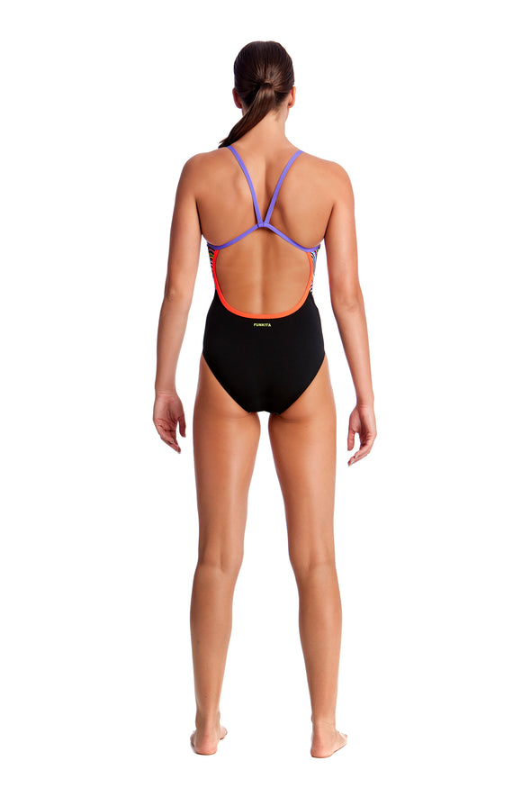 DRIPPING | LADIES SINGLE STRAP ONE PIECE