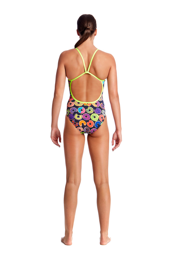 DUNKING DONUTS | LADIES SINGLE STRAP ONE PIECE