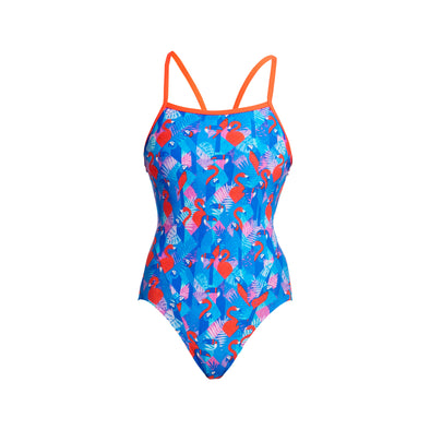 FLAMING VEGAS | LADIES STRAPPED IN ONE PIECE