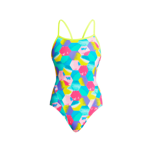 Hexy Back | Ladies Single Strap One Piece
