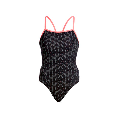 NIGHT CAT | LADIES SINGLE STRAP ONE PIECE