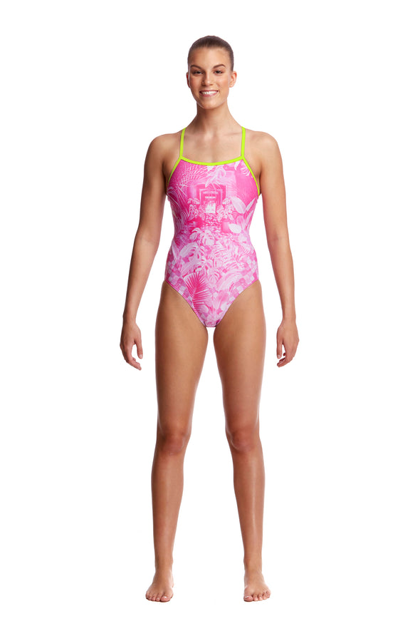 Pink Bliss | Ladies Single Strap One Piece