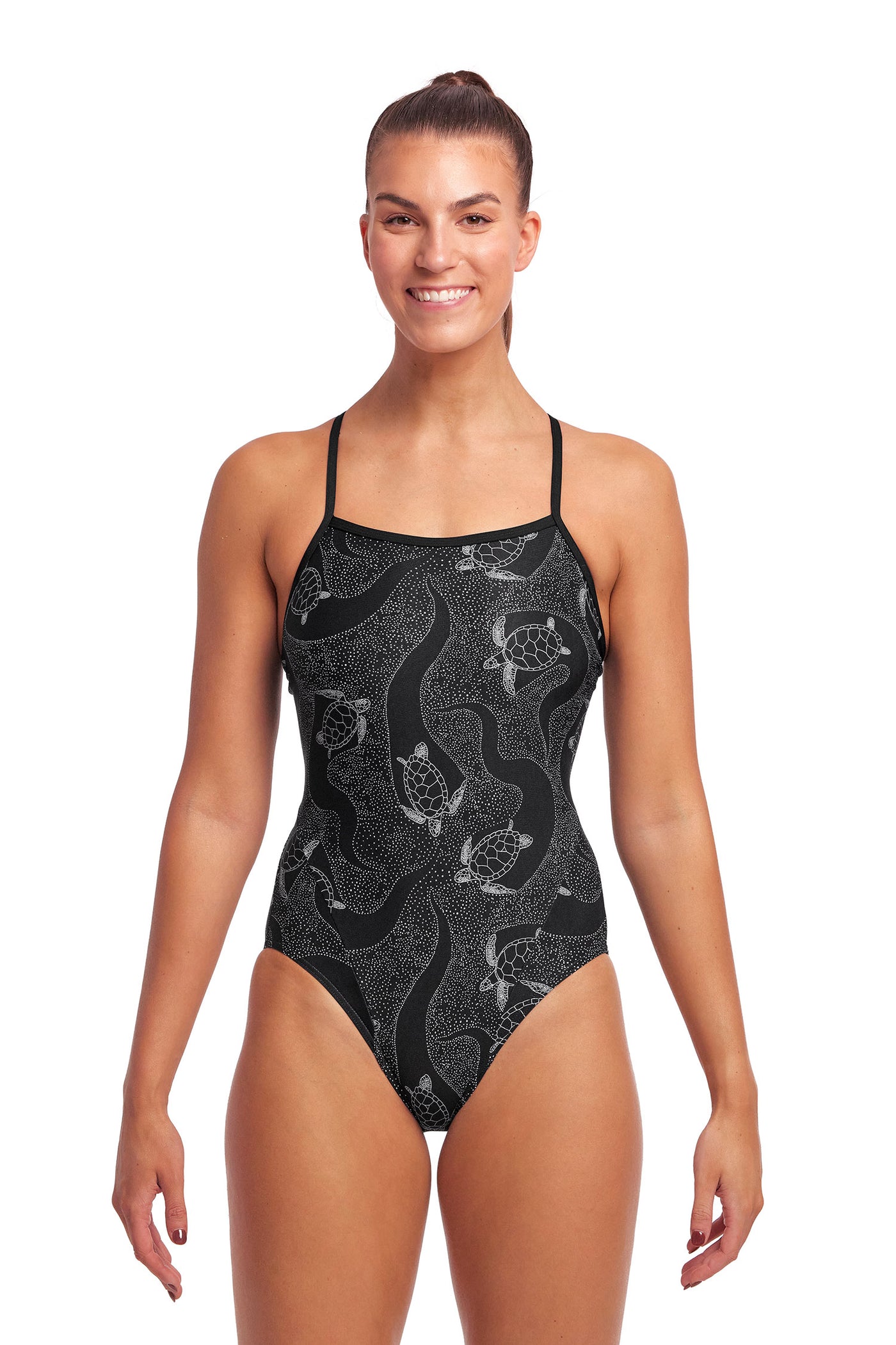 Nike women's geo alloy racerback cheap one piece swimsuit