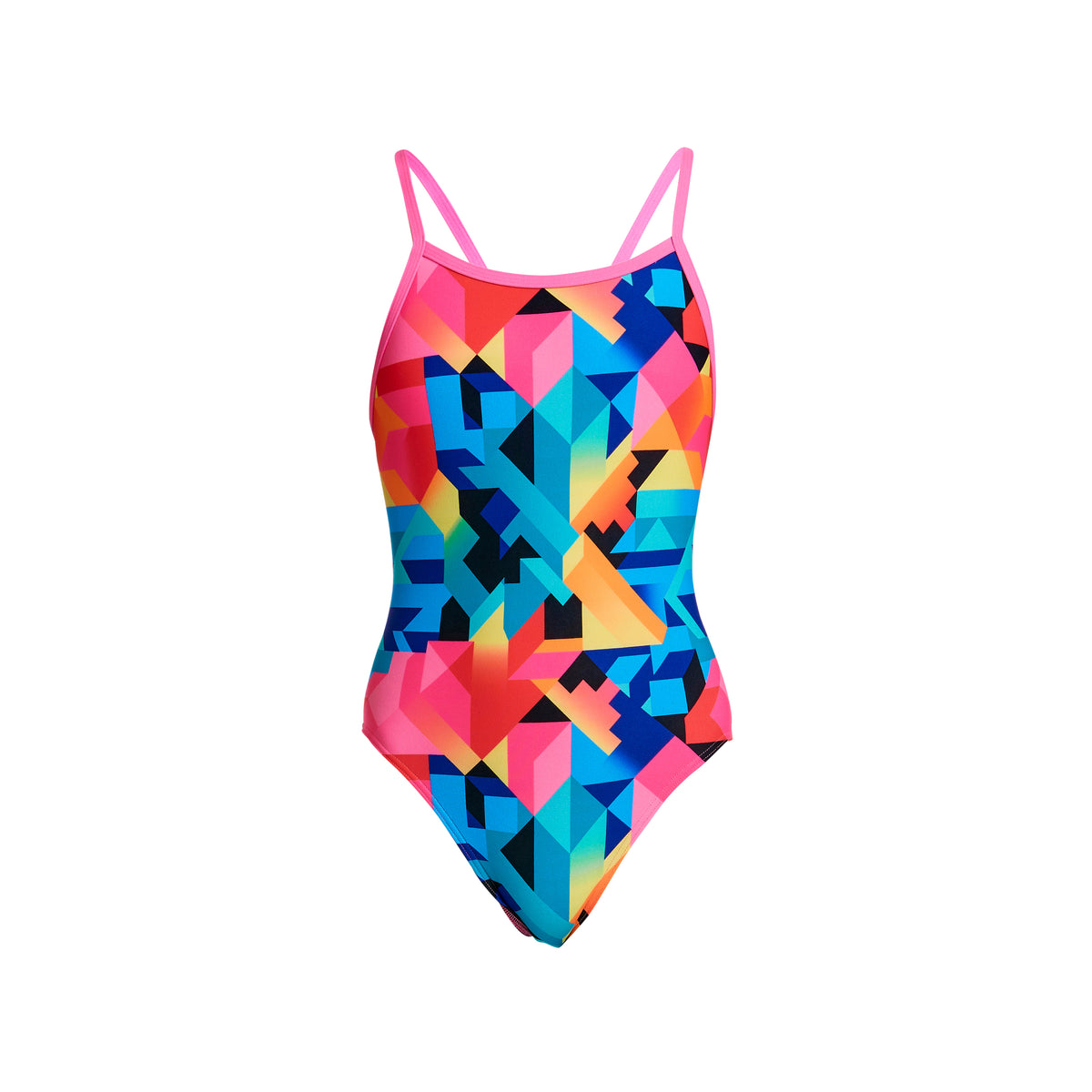 COLOUR BURST | GIRLS SINGLE STRAP ONE PIECE