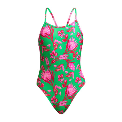 Desert Pea | Girls Single Strap One Piece