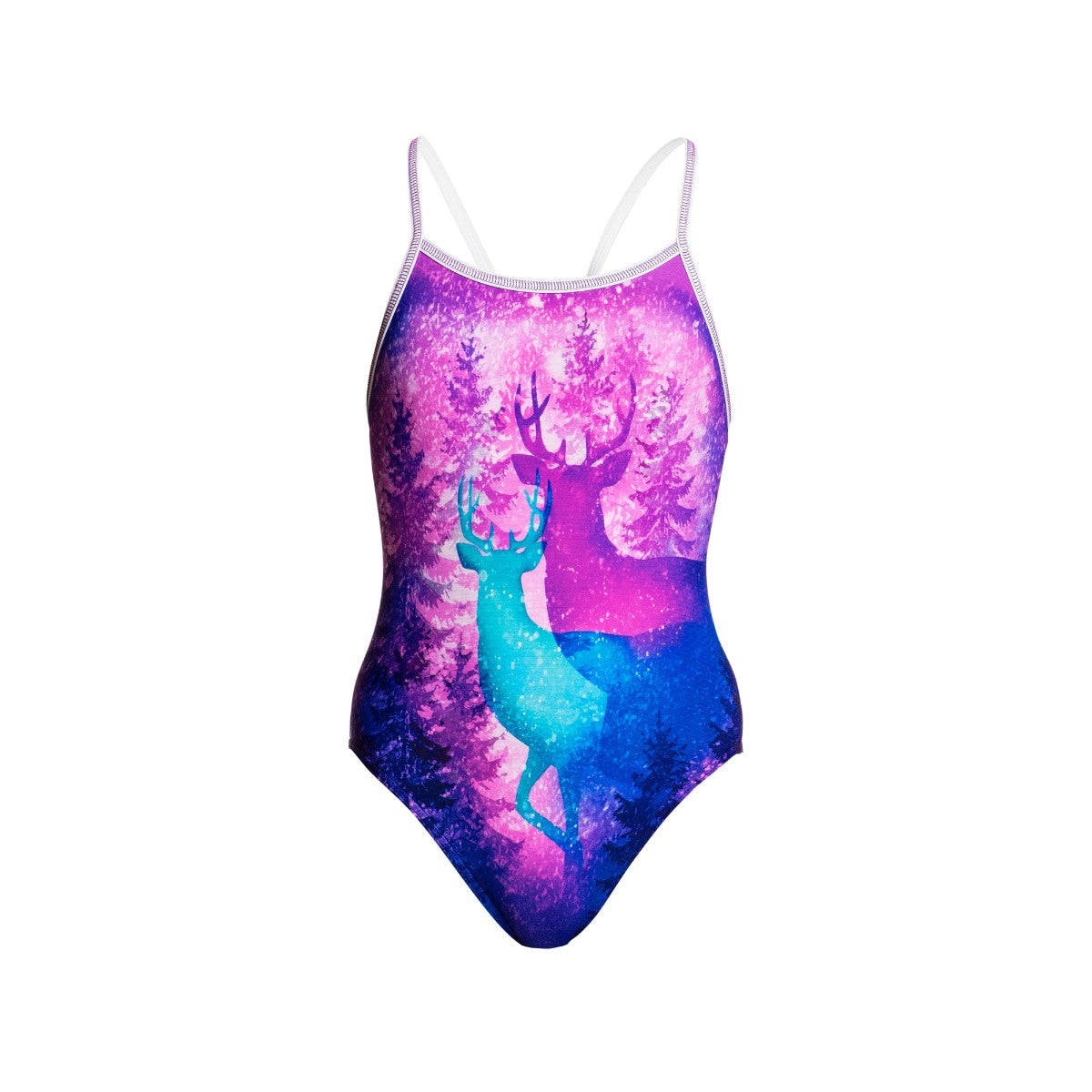 FOREST FAWN | GIRLS SINGLE STRAP ONE PIECE
