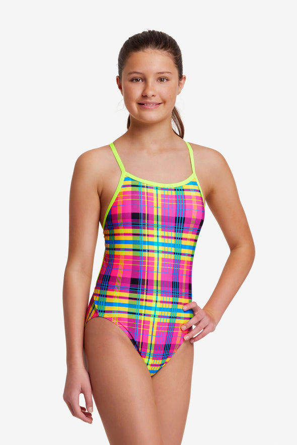 Happy Highlander | Girls Single Strap One Piece