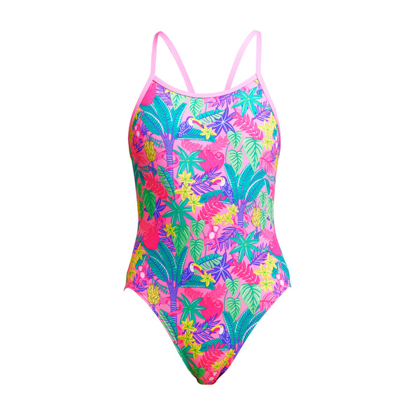 Jungle Party | Girls Single Strap One Piece