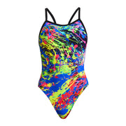 Paint Smash | Girls Single Strap One Piece