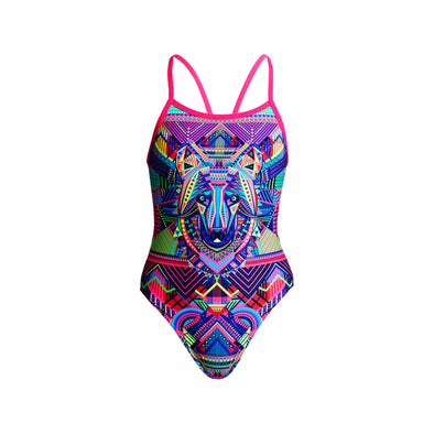 WOLF PACK | GIRLS SINGLE STRAP ONE PIECE