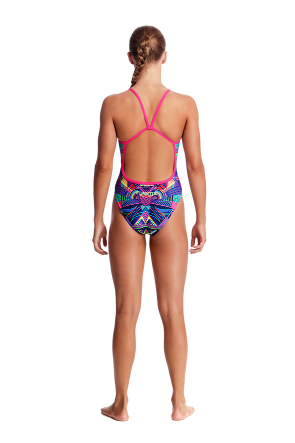 WOLF PACK | GIRLS SINGLE STRAP ONE PIECE