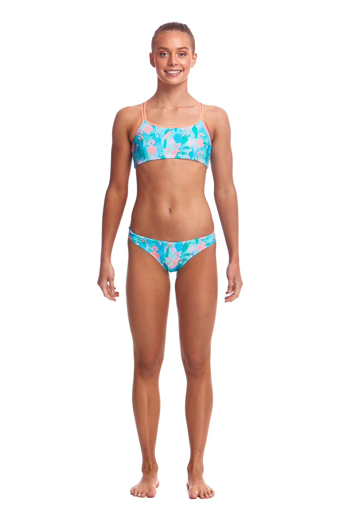 PASTEL PARADISE | GIRLS CRISS CROSS TWO PIECE
