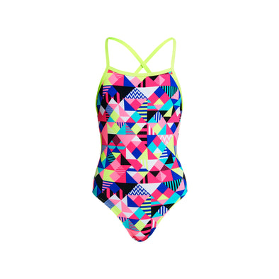 PURPLE PATCH | GIRLS STRAPPED IN ONE PIECE