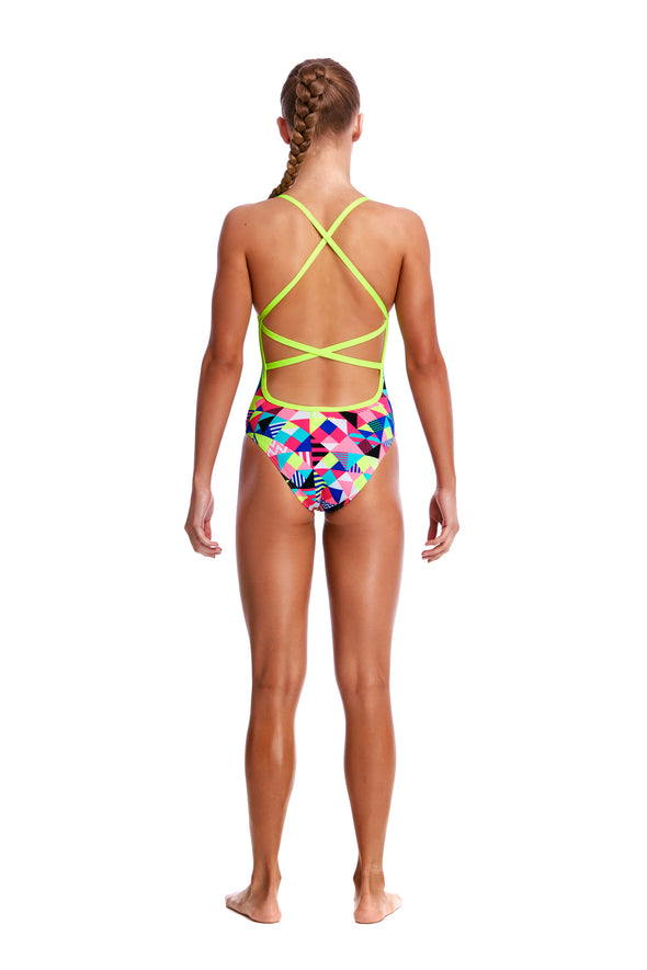 PURPLE PATCH | GIRLS STRAPPED IN ONE PIECE