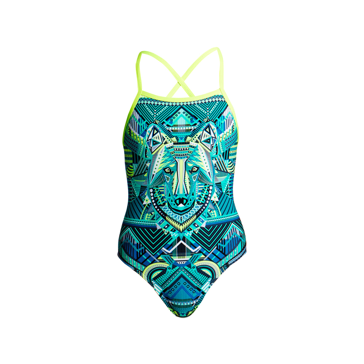 WEAR WOLF | GIRLS STRAPPED IN ONE PIECE