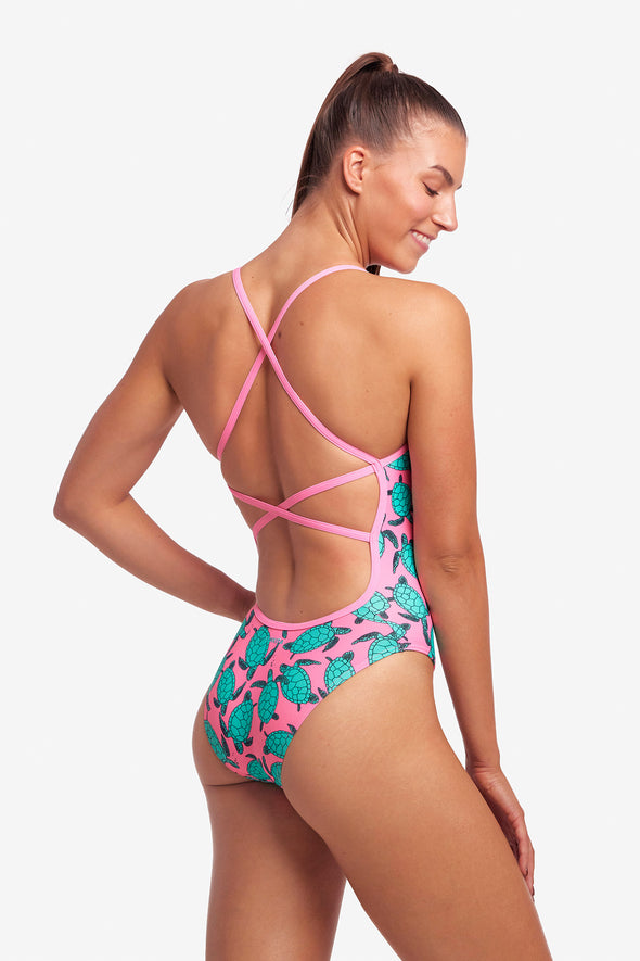 Paddling Pink | Ladies Strapped In One Piece