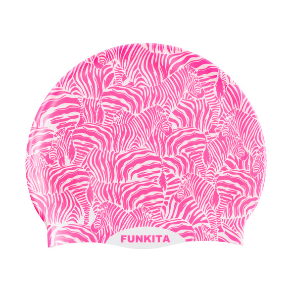 Painted Pink | Silicone Swimming Caps